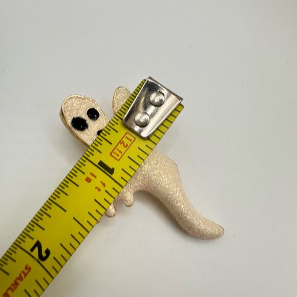 Kirks Folly Halloween Brooches Black Cat with Jack O Lantern & Ghost Festive - Picture 8 of 15